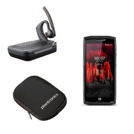 Pack Plantronics Voyager 5200 UC - V2 + Tasche + Crosscall Core-M5 -64 GB